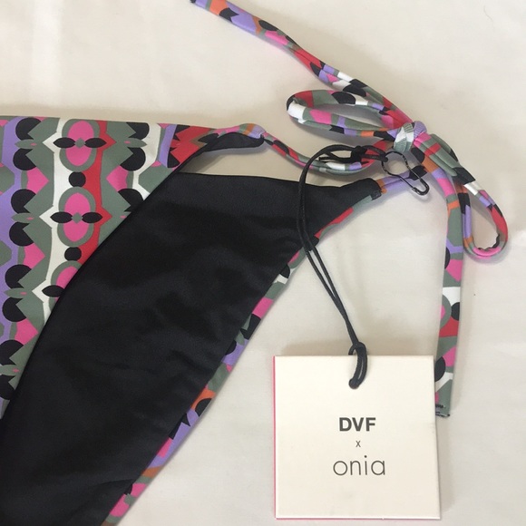 DVF x Onia Kate Bikini Tie Bottom in Multi Size S NWT - Picture 3 of 8
